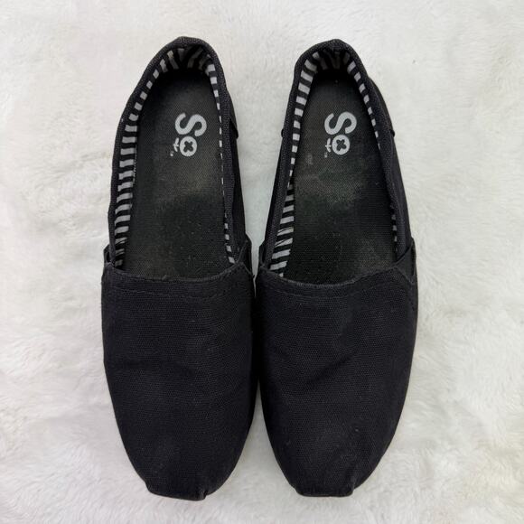 SO Turner Black Slip-On Women’s Flats Size 7.5 - Picture 7 of 10